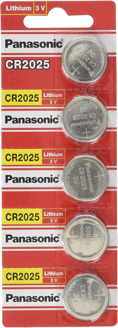 Panasonic CR2032 3 Volt Lithium Coin Battery 20 Batteries Amazon Co