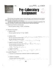 Exp Acid Base Titrations Pre Lab Pdf Experiment Acid Bage