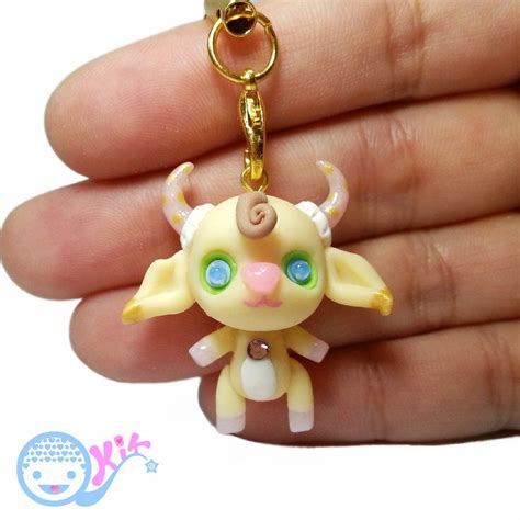 Kawaii Polymer Clay Chibi Buffalo Charms Clay Clay Creations