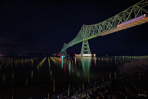 Astoria Bridge Reflections Photograph by Chris Steele - Fine Art America