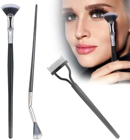 Amazon Folding Angle Scalloped Lash Brush 2024 New Mascara Fan