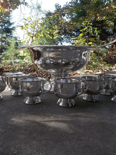 1000+ images about Silver Punch Bowls on Pinterest