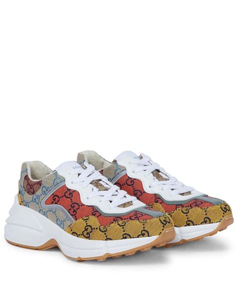 Gucci Rhyton GG Multicolor Sneaker In Yellow Lyst