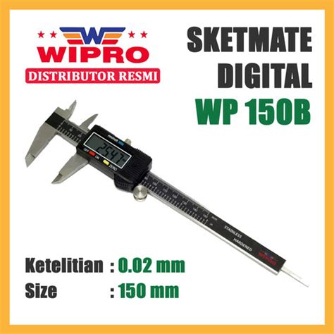 Jual Wipro Jangka Sorong Digital Sigmat Sketmat Vernier Caliper 150 Mm