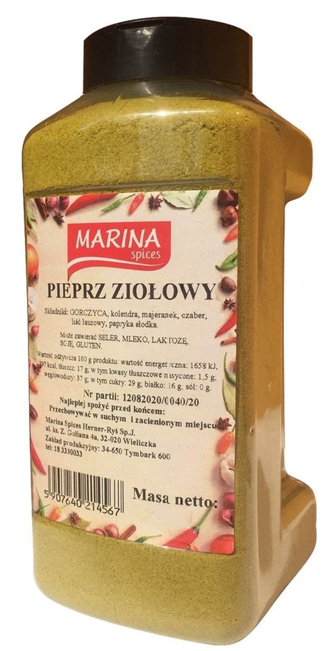 Pieprz ziołowy mielony 600 g Marina Inna marka Sklep EMPIK