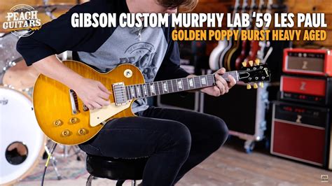 No Talking Just Tones Gibson Custom Murphy Lab 59 Les Paul Golden