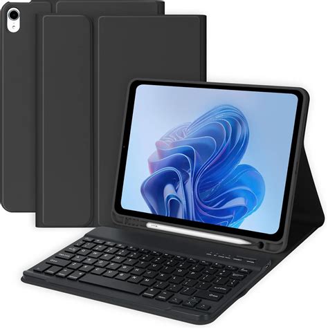 BQSS Slim Smart Keyboard Case for iPad Air 5th Gen 2022/Air 4th Gen ...