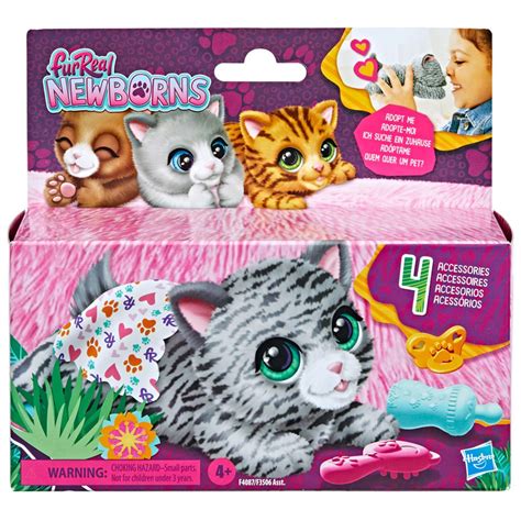 Furreal Newborns Kitty Cat Interactive Animatronic Plush Toy