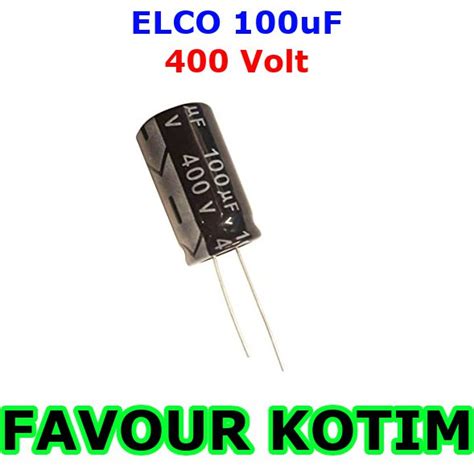 Jual Elco Elko Uf V Electrolyte Capacitor Kapasitor Fvkotim