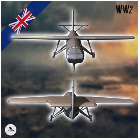 D Printable Airspeed As Horsa British Troop Carrying Glider Uk