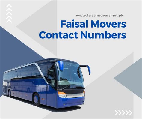 Faisal Movers Contact Numbers