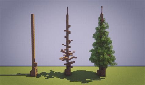 Minecraft Custom Tree Schematic Minecraft: Custom Trees + Do