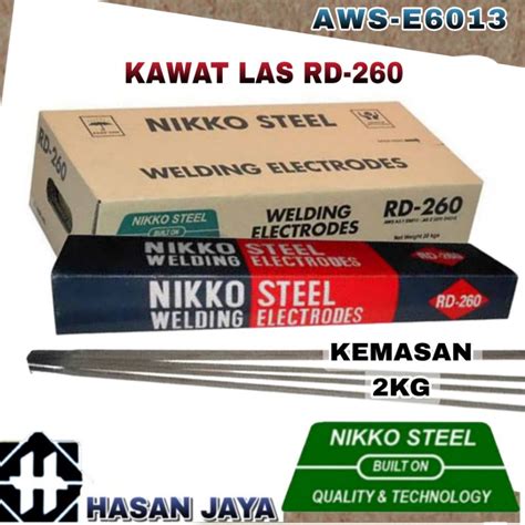 Jual Kawat Las Nikko Steel RD 260 RB 26 RD 460 2 KG Shopee Indonesia