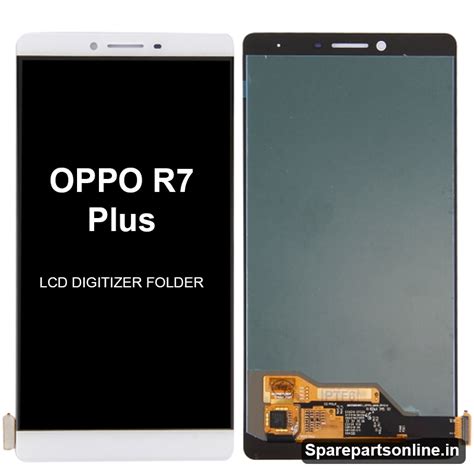 OPPO R7 Plus White Lcd Screen Display Combo Folder With Digitizer Glass