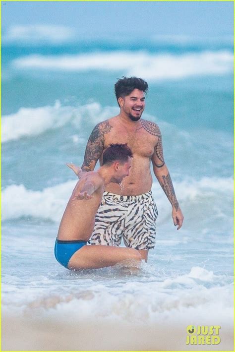 Adam Lambert Packs On PDA With New Boyfriend Oliver Gliese In Tulum