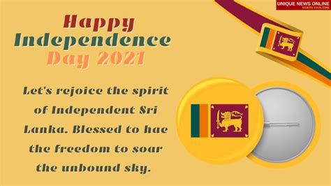 Happy Sri Lankan Independence Day 2021 Wishes Greetings Messages And