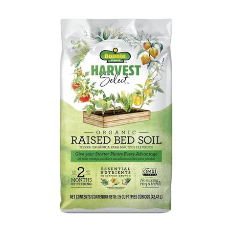 Bonnie Plants Harvest Select Raised Bed Garden Soil 15 Cubic Feet