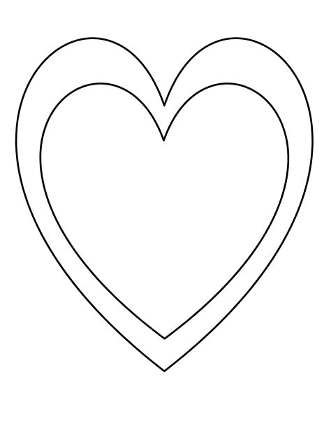 Free Template Of A Heart