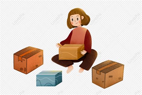 Unpacking Courier Png Images With Transparent Background Free