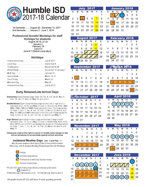 2017 - 2018 School Calendar | Perry County School District 32 ...