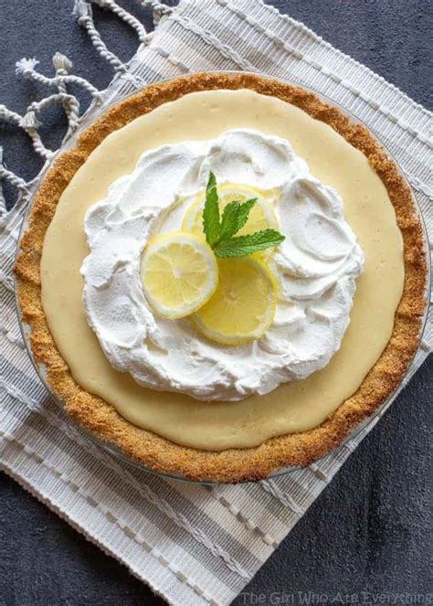 Easy Lemon Pie Recipe Video The Girl Who Ate Everything