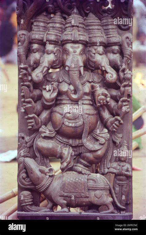 Five Headed Ganesh Idol Stock Photo Alamy