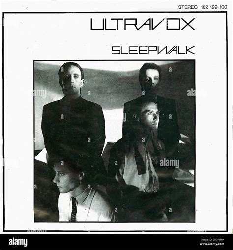 Vintage Vinyl Recording Ultravox Sleepwalk D Stock