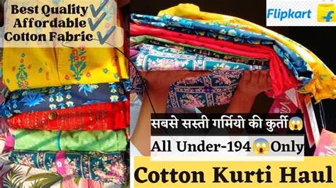 Summer Kurti Haul Under Flipkart Kurti Haul Kurti Haul Under