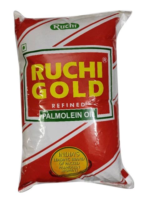 Ruchi Gold Refined Palmolein Oil Packaging Type Pouched Packaging