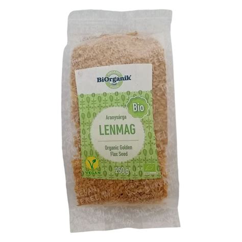 787 Ft - BiOrganik bio arany lenmag 250g - Herbaposta webshop