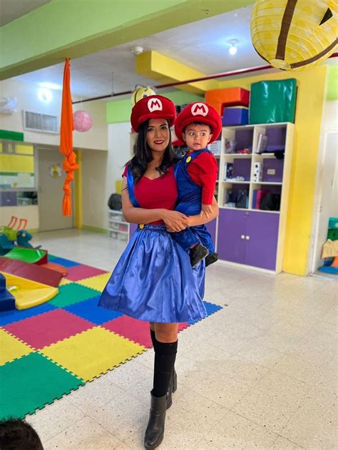 Mario Bros Disfraz Mujer Y Ni O Disfraces Madre E Hija Disfraz Mario