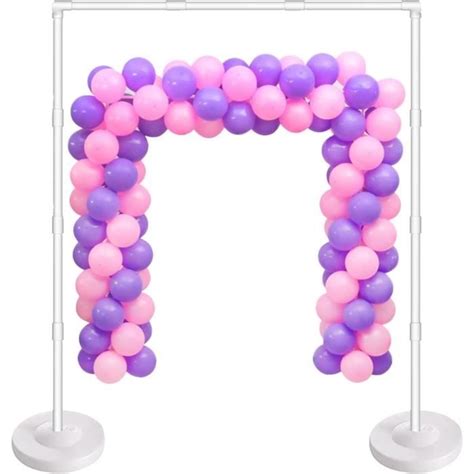 Kit De Support Pour Piliers De Ballons Kit D Arche De Ballons Blanc