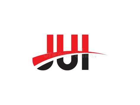JUI Letter Initial Logo Design Vector Illustration Stock Vector ...