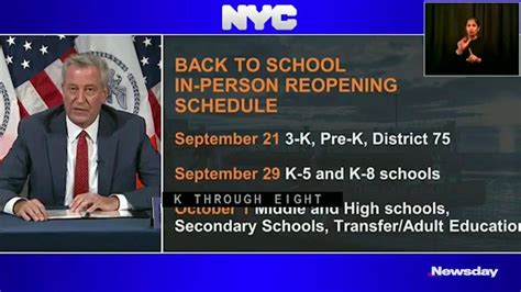 NYC public schools reopening plan for 1.1M students changes again - Newsday