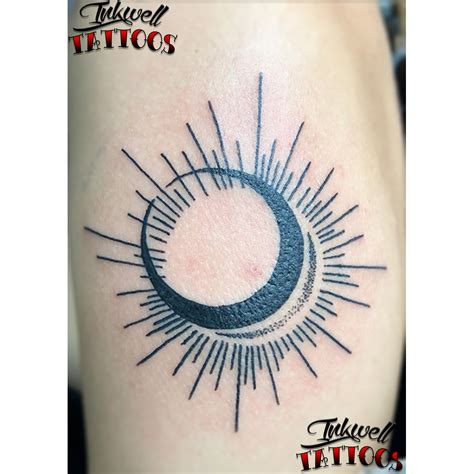 Inkwell Tattoos On Twitter Super Clean Eclipse Piece Tattooed By