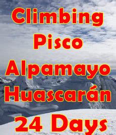 Ice Climbing Quitaraju Pisco Mountains Peruvian South America