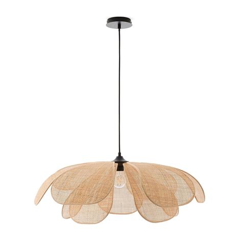 Lampadario petali in vimini Ø80 cm Lola Beleuchtung decke