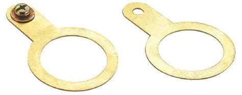 Aluminiu Brass Earth Tag Feature Easy To Fit Fine Finishing Color