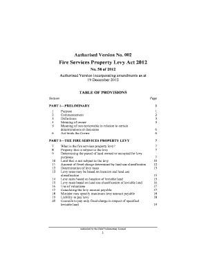 Fillable Online Legislation Vic Gov Aa Authorised Pdf