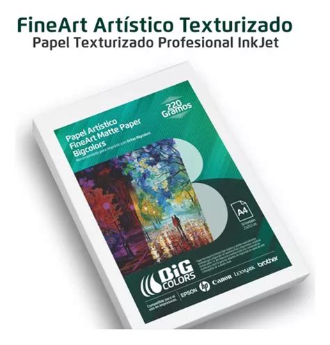 Papel Texturizado Artístico Fineart Matte A4 220gr MercadoLibre