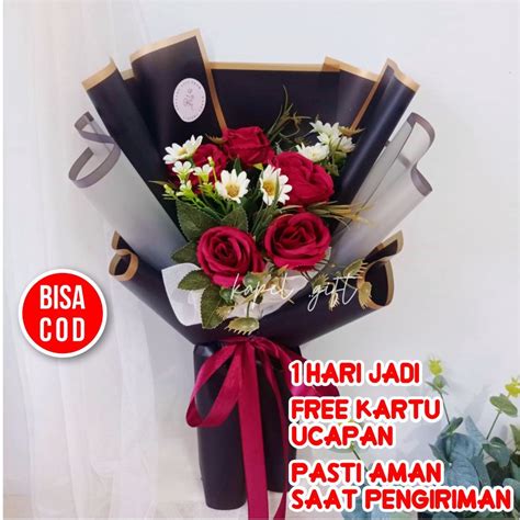 Jual Bucket Bouquet Buket Bouket Kado Hadiah Gift Give Bunga Pernikahan