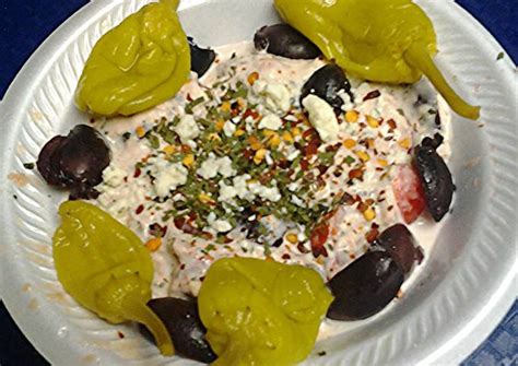 Tuna And Kalamata Olive Salad Recipe By Skunkmonkey101 Cookpad