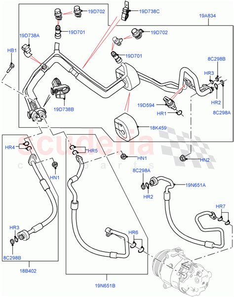 Air Conditioning System 2 0L I4 Dsl Mid Dohc Aj200 Halewoo Parts