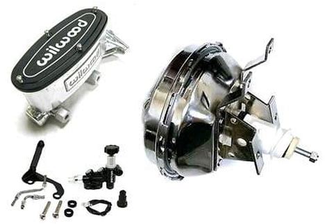 9 Chrome Power Brake Booster 1 1 8 Wilwood Master Cylinder Prop