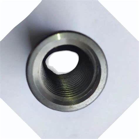 Mild Steel Threaded Rebar Coupler For Construction Model Name Number