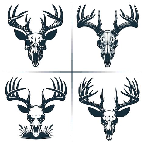 La tête du cerf SVG La chasse au cerf SV G Coupez le fichier Cricut le