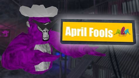 Gorilla Tags April Fools Update YouTube