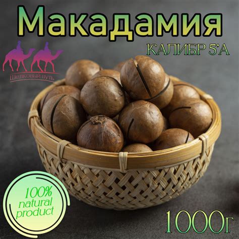Макадамия орех в скорлупе с ключом SH'P 1000г - купить с доставкой по ...