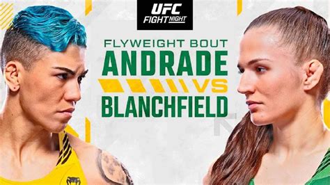 UFC Fight Night Andrade Vs Blanchfield Predictions