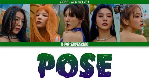 POSE RED VELVET LETRA SIMPLIFICADA YouTube